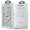 Karl Lagerfeld nakładka do iPhone 16 6,1&quot; KLHMP16SHMCKMHT przezroczysta Hardcase IML Monogram Karl&Choupette Head MagSafe