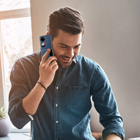 Dux Ducis Fino Hülle Hülle Nylonmaterial Huawei P50 schwarz