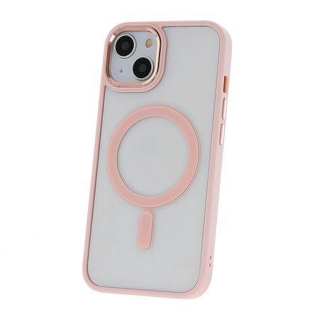 Nakładka Satin Clear Mag do iPhone 15 Pro Max 6,7&quot; różowa
