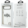 Karl Lagerfeld IML Karl Sketch Logo MagSafe Hülle für iPhone 17 Air - Transparent