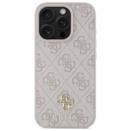 GUESS futerał do IPHONE 16 Pro Max kompatybilny z MagSafe GUHMP16XP4SM4MP (PU 4G Small and Classic) pink