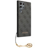 Guess 4G Charms Collection - Etui Samsung Galaxy S23 Ultra (szary)