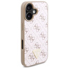Original Handyhülle IPHONE 16 PLUS Guess Hardcase New 4G Triangle (GUHCP16MPG4GPH) weiß