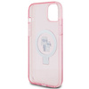 Guess nakładka do iPhone 15 Plus 6,7&quot; KLHMP15MHMRSKCP różowa C MAGSAFE RINGSTAND KC