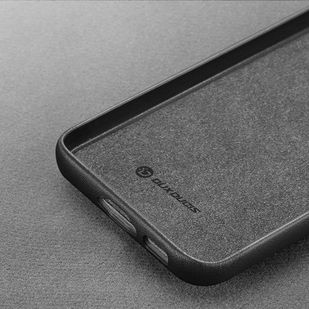 Dux Ducis Grit Hülle für Samsung Galaxy S23+ elegante Hülle aus Kunstleder MagSafe schwarz