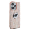 Karl Lagerfeld KLHCP14XHKLPCHP iPhone 14 Pro Max 6.7" różowy/pink hardcase IML Choupette Head & Monogram