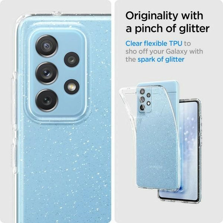 Spigen Liquid Crystal Glitter Sam A725 A72 Clear ACS02326