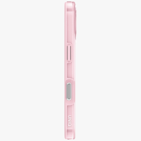 Etui UNIQ Clario do iPhone 17 Magclick Charging różowy