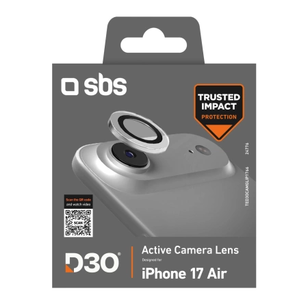 SBS Camera Glass lens protector with D3O technology for iPhone 17 Air