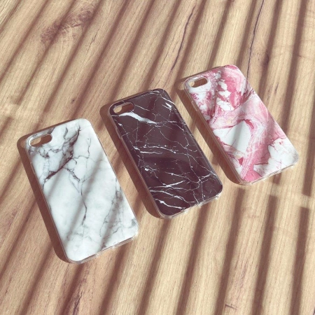 Wozinsky Marble TPU Cover Gel Marmor für Xiaomi Redmi Note 10 Pro weiß