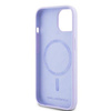 Original Case IPHONE 15 Karl Lagerfeld Hardcase Silicone KC Heads Ring MagSafe (KLHMP15SSCMKCRHU) purple