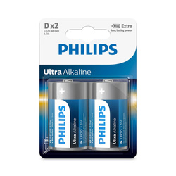 BATERIA PHILIPS 2SZT BATERIE ULTRA ALKALINE Phil-LR20E2B/10
