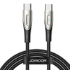 Joyroom Star-Light Series SA27-CC5 USB-C/USB-C-Kabel 100 W 1,2 m – schwarz