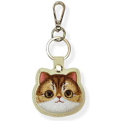Etui na lokalizator / brelok Nimmy Big Eyed Pet 2.0 Cat khaki