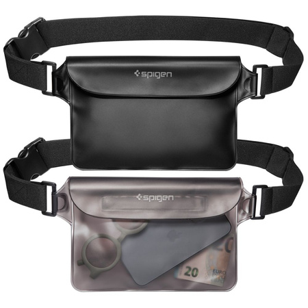 Torba Spigen A620 Waterproof Waist Bag 2-pack czarne
