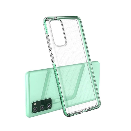 Spring Case Silikon Gel Handyhülle Schutzhülle für Samsung Galaxy A72 4G dunkelpink