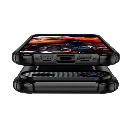 Etui Hybrid Armor na iPhone 17 Air pancerne - czarne