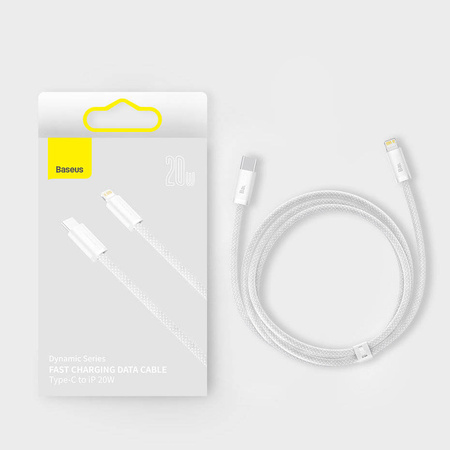Baseus Dynamic kabel USB Typ C - Lightning Power Delivery 20W 2m  biały (CALD000102)