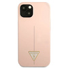 Guess GUHCP13MSLTGP iPhone 13 6.1 "rosa / rosa Hardcase Silikondreieck