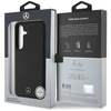 Case SAMSUNG GALAXY S25 Mercedes AMG Hardcase Leather Debossed Lines MagSafe black