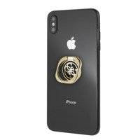 Etui Guess Ring stand GURSEQGBK złoto-czarny /gold & black 4G
