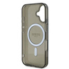 Original Case IPHONE 16 Guess Hardcase IML Glitter Circle MagSafe (GUHMP16SHFGEREK) black