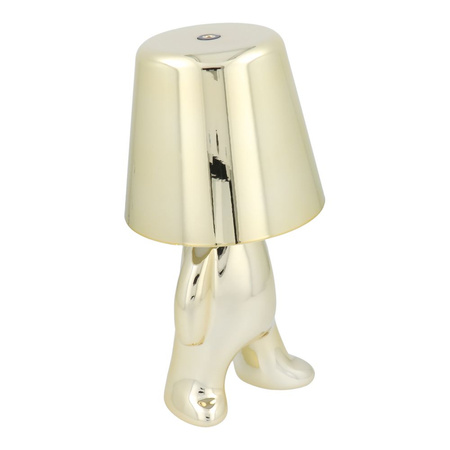 Lampka nocna GOLD MAN Art Deco stojący (wzór 8) MLTL