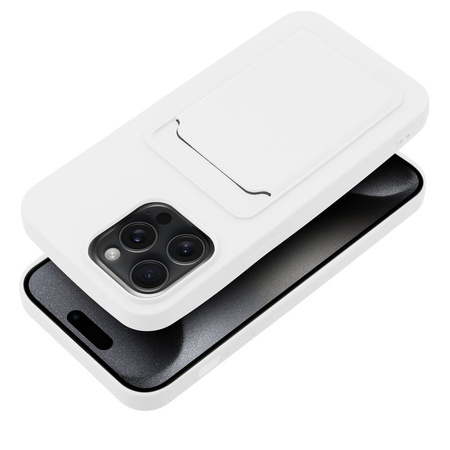 Futerał CARD CASE do IPHONE 15 PRO MAX biały