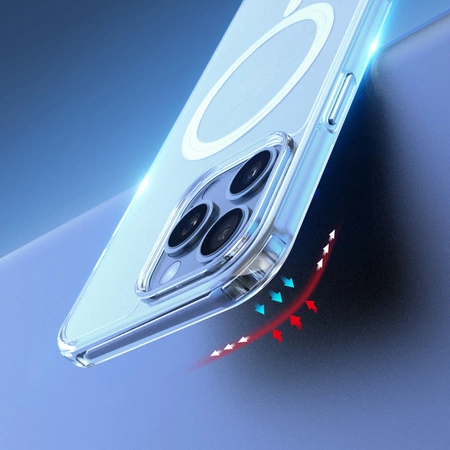 Dux Ducis Clin Mag Hülle mit MagSafe für iPhone 16 Pro Max – transparent