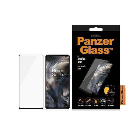 Gehärtetes Glas 5D ONEPLUS NORD PanzerGlass E2E Super+ Case Friendly schwarz