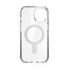 Speck Presidio Perfect-Clear ClickLock & Magsafe - Etui iPhone 15 / iPhone 14 / iPhone 13 (Clear / Chrome Finish / Serene Silver)
