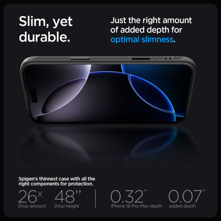 SPIGEN LIQUID AIR ”T” MAG MAGSAFE IPHONE 16 PRO MAX MATTE BLACK