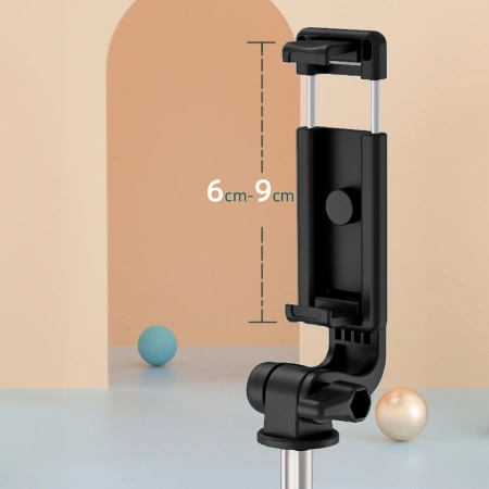 Selfie-Stick WRY1S Teleskopstativ 0,7 m für Telefon – Schwarz