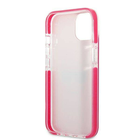 Original Handyhülle IPHONE 13 Karl Lagerfeld Hardcase Choupette Head (KLHCP13MTPECPI) rosa