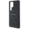 Etui Guess Leather 4G Colored Ring Classic Logo MagSafe Samsung Galaxy S25 Ultra czarny