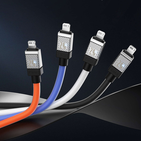 Kabel USB - Lightning 2.4A 1m Baseus CoolPlay - czarny
