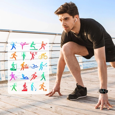 Joyroom Fit-Life Pro smartwatch ciemnoszary (JR-FT3)