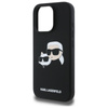 Karl Lagerfeld Silicone Double Heads Print MagSafe - Etui iPhone 16 Pro Max (czarny)