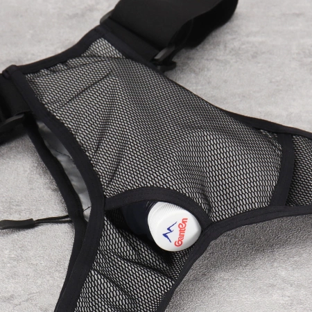 Kamizelka Wozinsky WKDB1 do biegania odblaskowa z kieszeniami - czarna