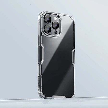 Nillkin Nature Pro Case for iPhone 16 Pro - transparent and white