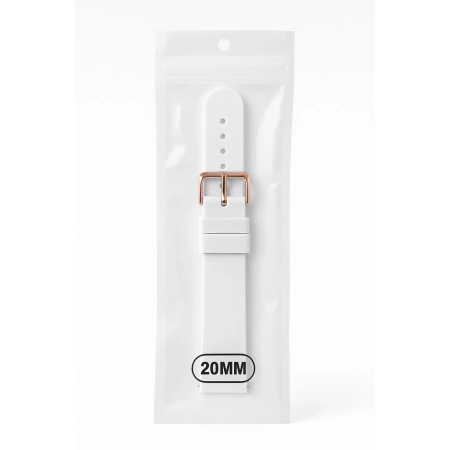 Silicone Strap for Huawei Watch GT2 / GT3 42mm - White