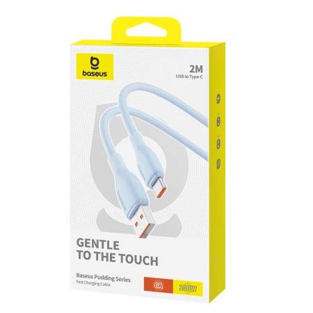 Baseus Pudding 100W USB-A - USB-C Kabel 2m - Blau