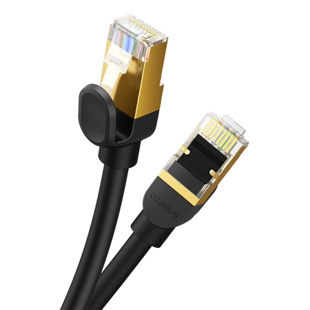 Baseus High Speed ​​​​Cat 8 40 Gb/s Ethernet-Kabel 5 m – Schwarz
