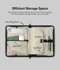 Ringke Smart Zip Pouch uniwersalne etui na laptopa tablet (do 13'') podstawka torba organizer beżowy