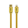 WK Design Sakin Series kabel szybkiego ładowania / transmisji danych USB Typ C - Lightning PD 20W 1m złoty (WDC-163)