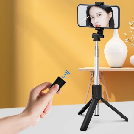 Selfie stick WRY1S telescopic tripod 0.7m for phone - black