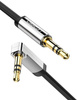 UGREEN mini jack 3,5mm AUX flat elbow cable 1m (black)