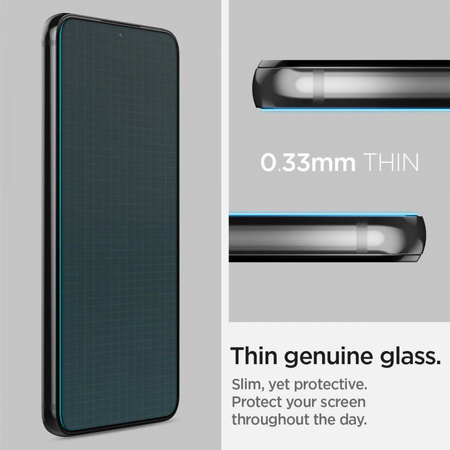 Szkło Hartowane SAMSUNG GALAXY S22 Spigen Glas.tr "EZ Fit" 2-Pack