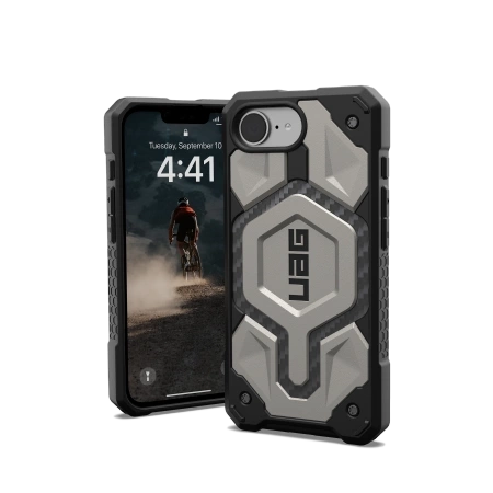 Etui UAG Monarch Pro MagSafe na iPhone 16e - tytanowe
