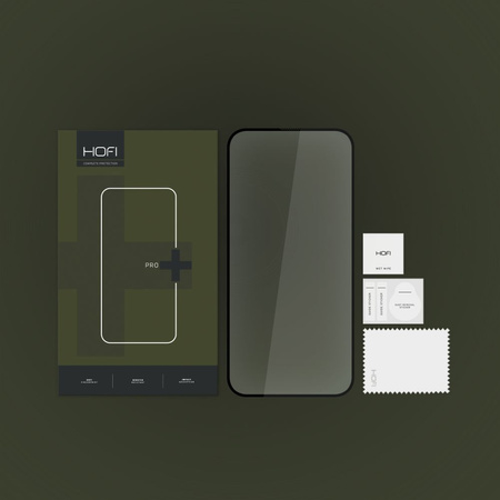 Szkło Hartowane APPLE IPHONE 15 PRO MAX HOFI Glass Pro+ czarne